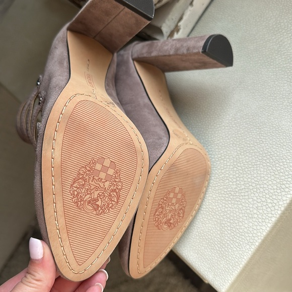 NEW Suede Strappy Heels - Picture 4 of 5